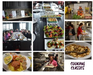 Cooking classes promo website